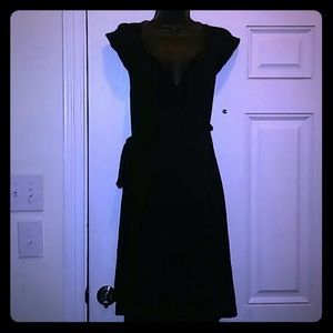Ladies black wrap around dress by NORMA KAMALI